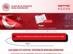 İŞ EKİPMANLARI TEKNİK KOMİTELERİNİN KURULMASINA İLİŞKİN TEBLİĞ YAYIMLANDI